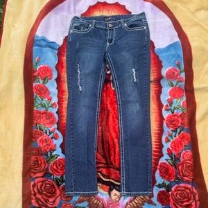 Distressed Angel Jeans